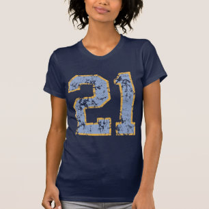 21 ste verjaardag t-shirt