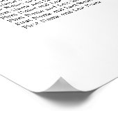 21 Tafel Elegante Minimalistische Zitplaatsindelin Poster (Hoek)