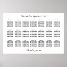 21 Tafel Elegante Minimalistische Zitplaatsindelin