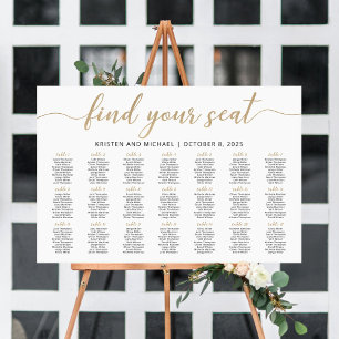 21 Tafels Vind uw Seat Zitplaatsschema Plan Poster