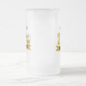 21 & THIRSTY-21ST BIRTHDAY  MATGLAS BIERPUL (Center)