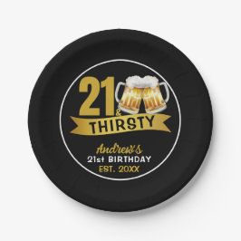 21 & THIRSTY-21ST BIRTHDAY  PAPIEREN BORDJE