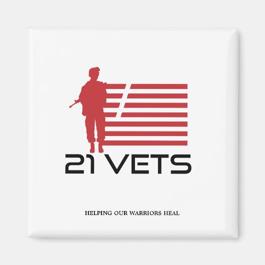 21 Vets Magneet (Voorkant)