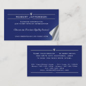 21 Visitekaartje Financieringsadvies Onderwijs (Voorkant / Achterkant)