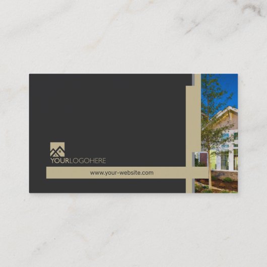 21 Visitekaartje zwart goud in 19702 (Achterkant)