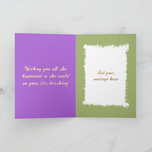 21 voeg vandaag de foto's toe met de naam paarse v kaart (Binnen)