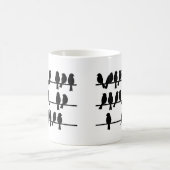 21 vogels op een draad koffiemok (Center)