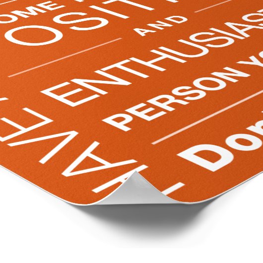 21 Voorstellen voor succes - Klagen Poster (Hoek)