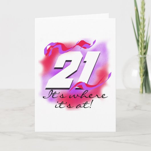 21 waar het bij is kaart (Voorkant)