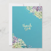 21 Waterverf van 21-jarige partijen Kaart (Achterkant)