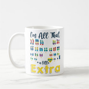 21 XY Extra Chromosoom Jongen Wereld Down Syndroom Koffiemok