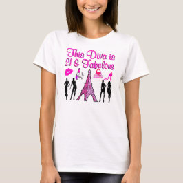 21 YR OLD PARIS LOVER T-SHIRT