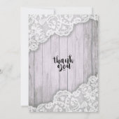 21 Zonnebloem Koord Licht Hout van Birthday Party Kaart (Achterkant)