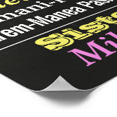 21e 16e verjaardag van het poster van het bord van (Hoek)