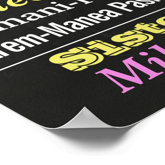 21e 16e verjaardag van het poster van het bord van (Hoek)