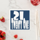 21e 21e verjaardag servetten (Insitu)