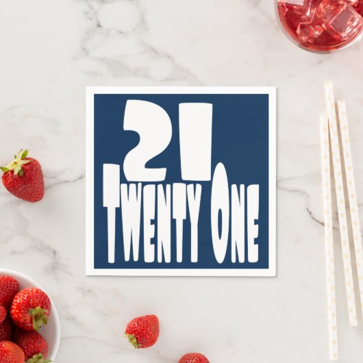 21e 21e verjaardag servetten (Insitu)