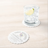 21e Birthday Party Invitation Ticket Kartonnen Onderzetters (Insitu)