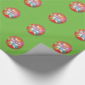 21e Birthday Wrapping Paper Cadeaupapier (Hoek)