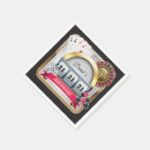 21e Casino Poker-spelkaart Birthday Napkins Servet (Hoek)