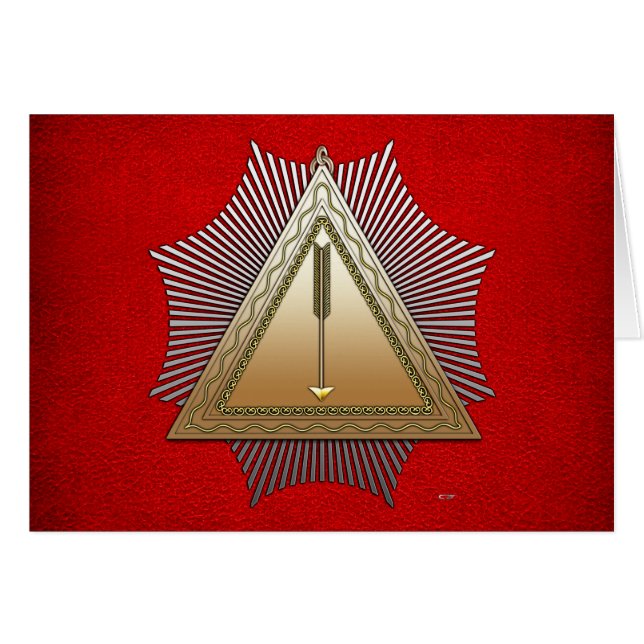 21e graad: Patriarch Noachite (Voorkant Horizontaal)