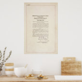 21e grondwetswijziging Verbod Poster (Keuken)