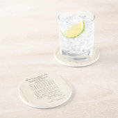 21e grondwetswijziging Verbod Zandsteen Onderzetter (Zijkant)