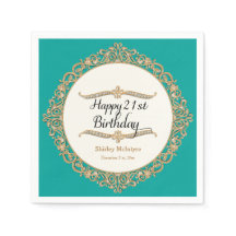 21e Happy Birthday Party Celebration Ronde Decor