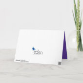 21e Iolite Bruiloft Jubileum hart Kaart (Achterkant)