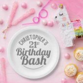 21e jaarlijkse Borden op papier Papieren Bordje (Feest)