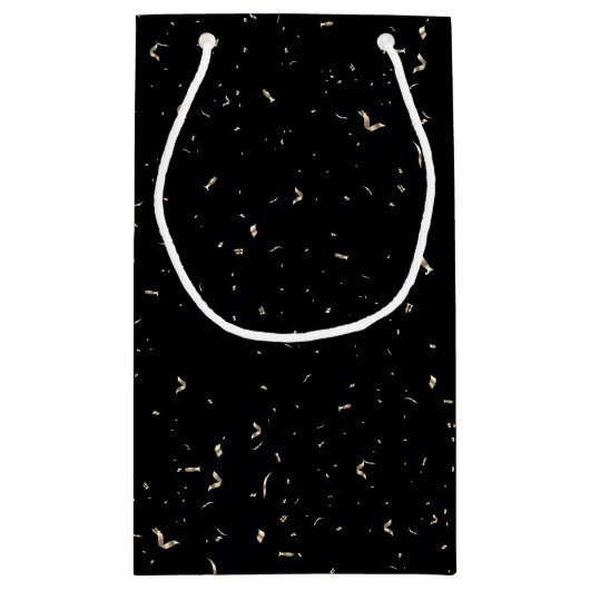 21e jaarsparkler op zwart klein cadeauzakje (Achterkant)