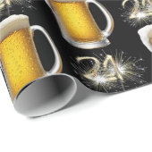 21e jaarsparklers in de Mok van bier Cadeaupapier (Rol Hoek)