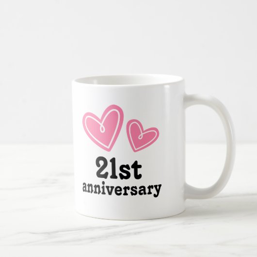 21e Jubileum Cadeaukunst Koffiemok (Rechts)