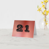 21e Kaart (niet-alcoholisch) (Gele Bloem)