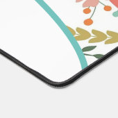 21e kleurrijke bloemen cadeau Verjaardag Bureaumat (Hoek)