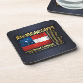 21e Mississippi Infanterie (BA2) Bier Onderzetter (Linkerzijde)
