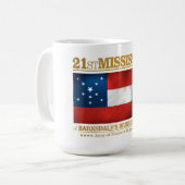 21e Mississippi Infanterie (BA2) Koffiemok (Voorkant links)