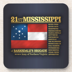 21e Mississippi Infantry (BA2) Bier Onderzetter