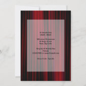 21e rode loper Hollywood VIP gouden bling party Kaart (Achterkant)