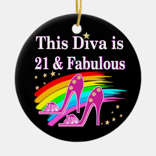 21E SCHOENENKONINGIN KERAMISCH ORNAMENT (Voorkant)