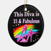 21E SCHOENENKONINGIN KERAMISCH ORNAMENT (Links)