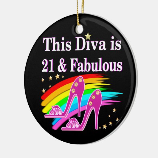 21E SCHOENENKONINGIN KERAMISCH ORNAMENT (Links)