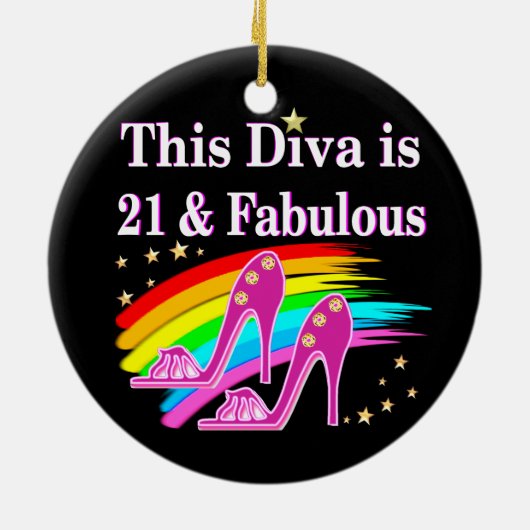 21E SCHOENENKONINGIN KERAMISCH ORNAMENT (Achterkant)