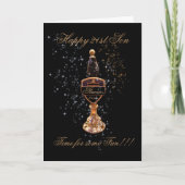 21e SON VERJAARDAG WENSKAART Kaart (Voorkant)