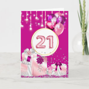 21e string lichten geschenken linten verjaardag kaart