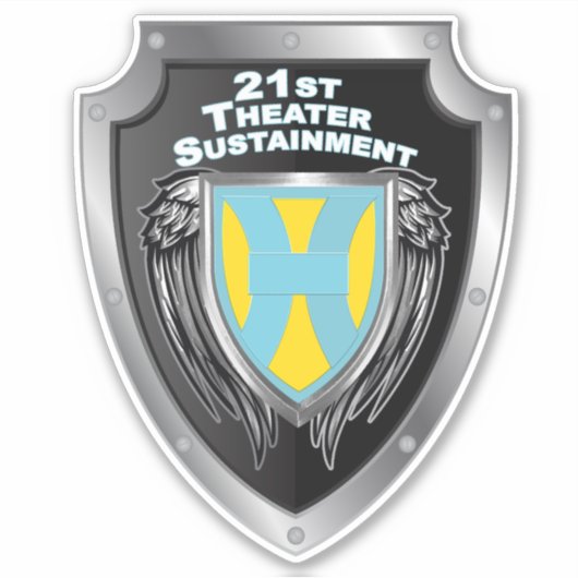 21e theaterduurzaamheidscommando sticker (Voorkant)