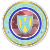 21e theaterduurzaamheidscommando sticker (Voorkant)