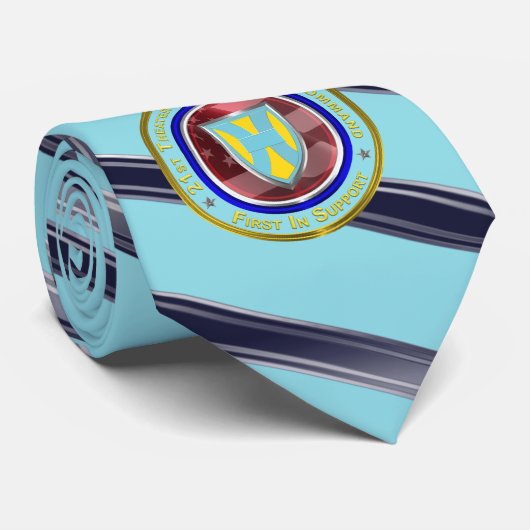 21e theaterduurzaamheidscommando stropdas (Opgerold)