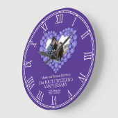 21e trouwdag iolite gemstone grote klok (Hoek)