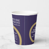 21e trouwdag iolite leuke weetjes paarse papieren bekers (Rechts)